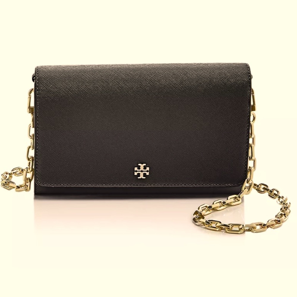 Tory Burch Robinson Chain Wallet / Purse